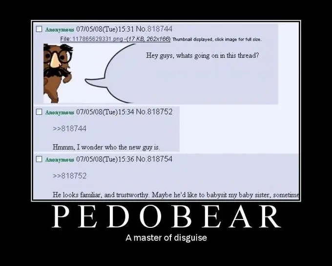 Pedobear community frame 2
