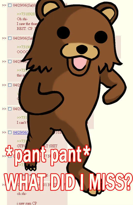 Pedobear community frame 8